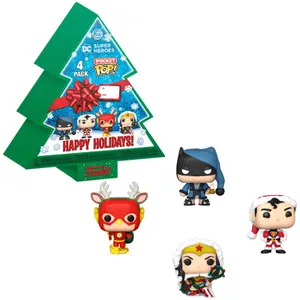 Figurina Funko Pocket POP DC Comics Happy Holidays (x4) image-1