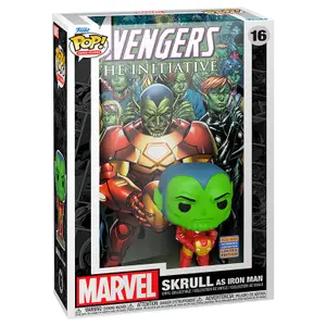 Figurine Funko Pop Album Marvel Avengers Skrull as Iron Man Exclusive image-1