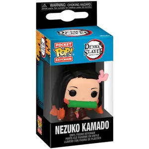 Porte-clé Funko Pop ! Demon Slayer Kimetsu no Yaiba Nezuko Kamado image-1