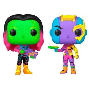 Figurine de collection Funko POP Marvel Guardians Of The Galaxy Gamora & Nebula (x2) image-0