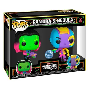 Figurine de collection Funko POP Marvel Guardians Of The Galaxy Gamora & Nebula (x2) image-1