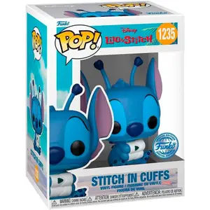 Figurine Funko Pop Disney Lilo & Stitch - Stitch in Cuffs Exclusive image-0