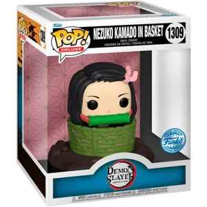 Figurine Funko Pop Deluxe Demon Slayer Kimetsu no Yaiba Nezuko Kamado in Basket Exclusive image-0