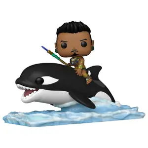 Figurine Funko POP Marvel Black Panther Wakanda Forever Namor with Orca image-0