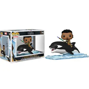 Figurine Funko POP Marvel Black Panther Wakanda Forever Namor with Orca image-1