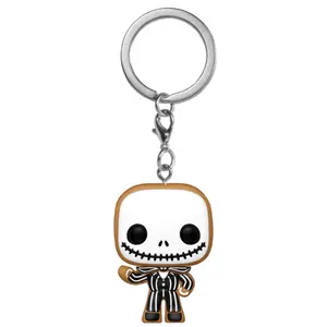 Keychain Funko Pocket Pop Disney Nightmare Before Christmas Jack Skellington Gingerbread Exclusive image-0