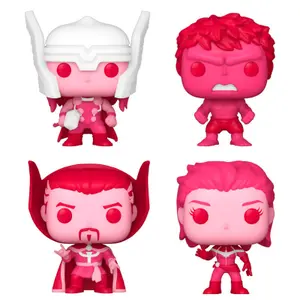 Figurine Funko POP Marvel Classic Valentines (x4) image-1