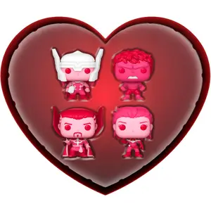 Figurine Funko POP Marvel Classic Valentines (x4) image-2