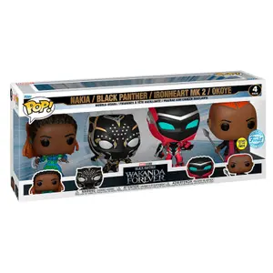 Figurine Funko Pop Marvel Black Panther Wakanda Forever Exclusive (x4) image-1
