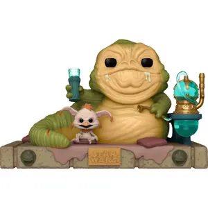 Figurine Funko Pop Star Wars 40th Jabba The Hutt & Salacious B Crumb image-0