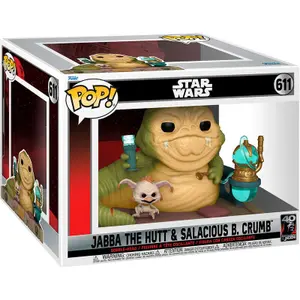 Figurine Funko Pop Star Wars 40th Jabba The Hutt & Salacious B Crumb image-1