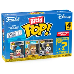 Disney Sorcerer Mickey Bitty Pop Figurine Funko Blister 4 (x4) image-1