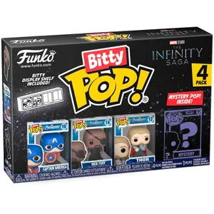 Figurine bitty pop marvel the infinity saga captain america Funko Blister 4 (x4) image-2