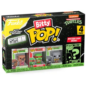 Figurine Bitty Pop Teenage Mutant Ninja Turtles Splinter Funko Blister 4 (x4) image-1