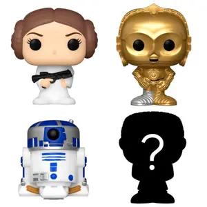 Figurine bitty pop star wars leia Funko Blister 4 (x4) image-0