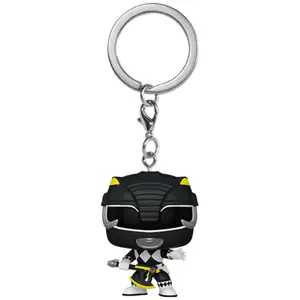 Porte-clé Funko Pocket Pop Power Rangers 30Th Anniversary Black Ranger image-0