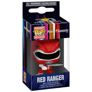 Sleutelhanger Funko Pocket Pop Power Rangers 30Th Anniversary Red Ranger image-1
