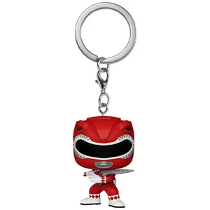 Sleutelhanger Funko Pocket Pop Power Rangers 30Th Anniversary Red Ranger image-0