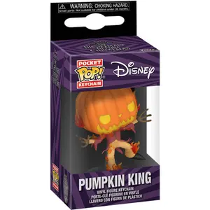 Porte-clé Funko Pocket Pop Disney Nightmare Before Christmas 30Th Anniversary Pumpkin King image-1