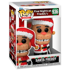 Figurine Funko Pop Five Nights at Freddys Holiday Santa Freddy image-1
