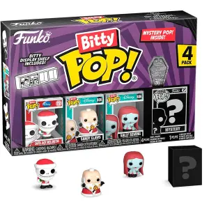 Φιγούρα bitty pop Disney Nightmare Before Christmas Άγιος Βασίλης Τζακ Funko Blister 4 (x4) image-0