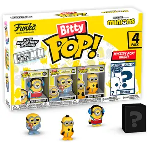 Figurine Bitty Pop Minions Serie 3 Funko Blister 4 (x4) image-0