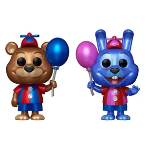 Sammlerfigur Funko POP Five Nights At Freddys Ballon Freddy & Balloon Bonnie (x2) image-0