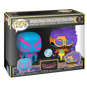 Figurina Funko POP Spider-Man - Spider-Man 2099 & Spider-Man India Exclusive image-0