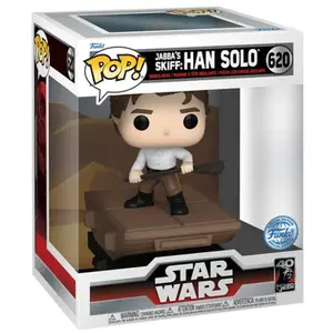 Figurita Funko Pop Deluxe Star Wars Jabba Skiff Han Solo Exclusive image-1