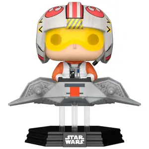 Figurine Funko POP Rides Star Wars Luke Skywalker In T-47 Airspeeder image-0