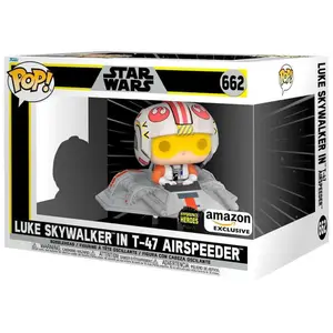 Figurine Funko POP Rides Star Wars Luke Skywalker In T-47 Airspeeder image-1