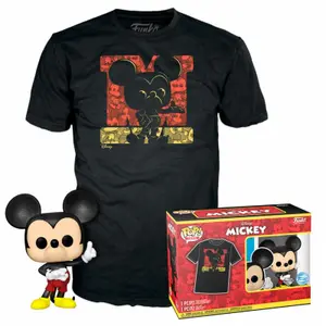 Figurine Funko POP & T-shirt Disney Mickey Exclusive image-0