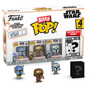 Bitty Pop Figure Star Wars Mandalorian Heavy Mandalorian Funko Blister 4 (x4) image-0
