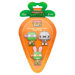 Figurka Funko Carrot Pocket POP blister Ninja Turtles Donatello Shredder Michelangelo (x3) image-1