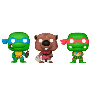 Figurine Funko Carrot Pocket POP blister Ninja Turtles Splinter Leonardo Raphael (x3) image-0