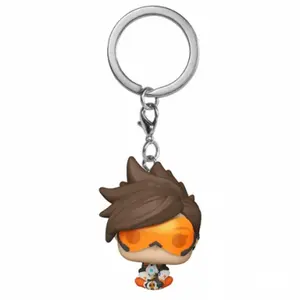 Keychain Funko Pocket Pop Overwatch 2 Tracer image-0