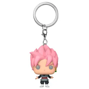 Porte-clé Funko Pocket Pop Dragon Ball Super - Super Saiyan Rose Goku Black image-0