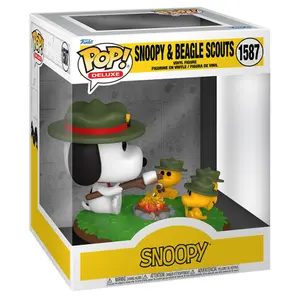 Figurine Funko Pop Deluxe Peanuts Snoopy & Beable Scouts image-0