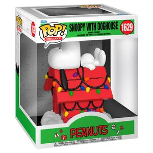 Figurine Funko POP Deluxe Peanuts Snoopy with Doghouse image-1