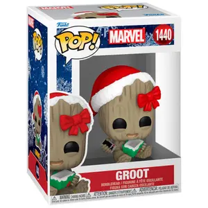 Samlerfigur Funko Pop Marvel Groot With Present image-1