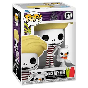 Figurine Funko Pop Disney Nightmare Before Christmas Jack with Zero image-1