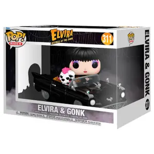 Figurine Funko POP Rides Deluxe Elvira Mistress of the Dark Elvira Gonk image-1