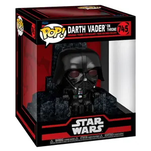 Figurina Funko Pop Deluxe Star Wars Darth Vader on Throne image-0