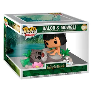 Φιγούρα Funko Pop Moment Disney El Libro de la Selva Baloo & Mowgli image-1