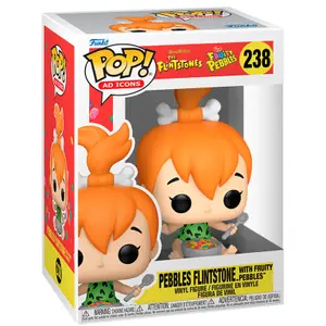 Figurine Funko POP The Flintstones Pebbles Flintstone with Fruit Pebbles image-0