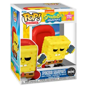 Figurine de collection Funko Pop Premium Meme Spongebob Squarepants - Spongebob Squarepants image-1