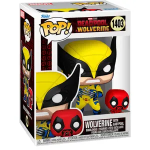 Figurita Funko POP Marvel Deadpool & Wolverine Wolverine with Babypool image-1