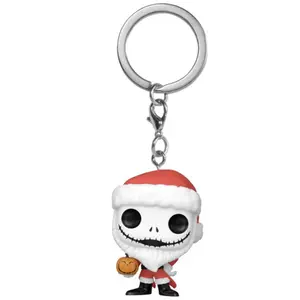 Keychain Funko Pocket POP Disney Nightmare Before Christmas Santa Jack Exclusive image-0