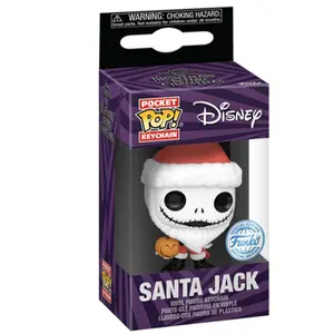 Keychain Funko Pocket POP Disney Nightmare Before Christmas Santa Jack Exclusive image-1