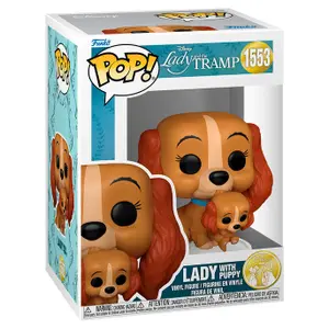 Figurine Funko POP Disney Lady and the Tramp Lady with Puppy image-1